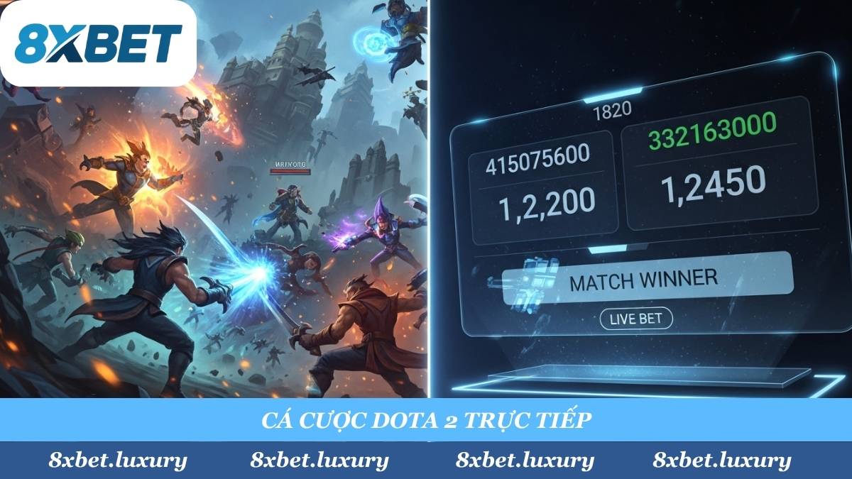 Trải nghiệm sức nóng của cá cược Dota 2 tại 8xbet, nơi mọi diễn biến trận đấu, từ giao tranh tổng đến combat lẻ, đều có thể mang lại chiến thắng.