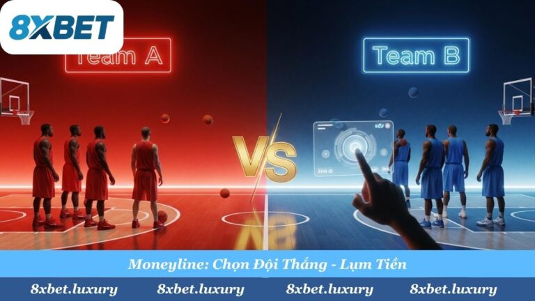 Kèo Moneyline Bóng Rổ Là Gì? Hướng Dẫn Đọc Odds & Cách Cược Tại 8xbet
