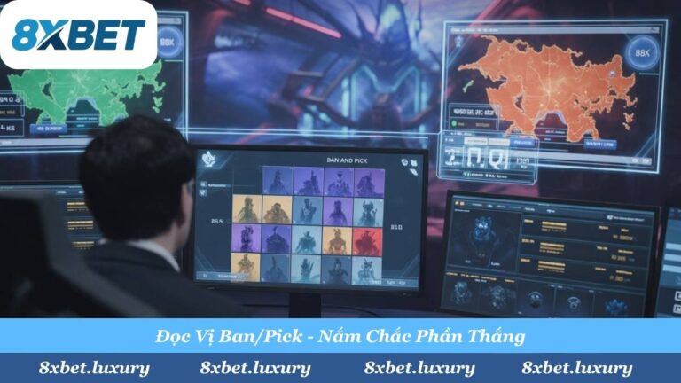 Chiến Thuật Cược Live LOL Tại 8Xbet: Bí Kíp Đọc Vị & “Hốt Bạc” Nhà Cái