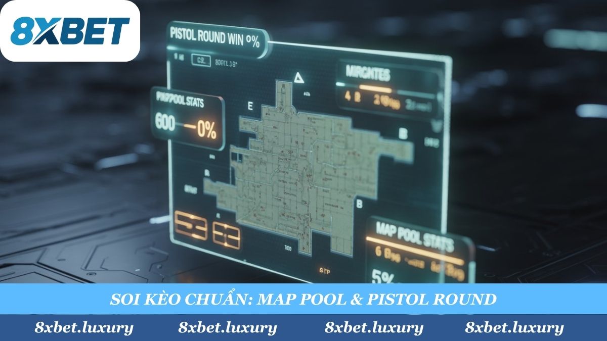 Soi kèo xiên CS2 thành công đòi hỏi phải phân tích kỹ "Map Pool" (bể bản đồ) và thống kê "Pistol Round" (vòng súng lục) của các đội.